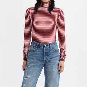 Levi’s striped long sleeve turtleneck